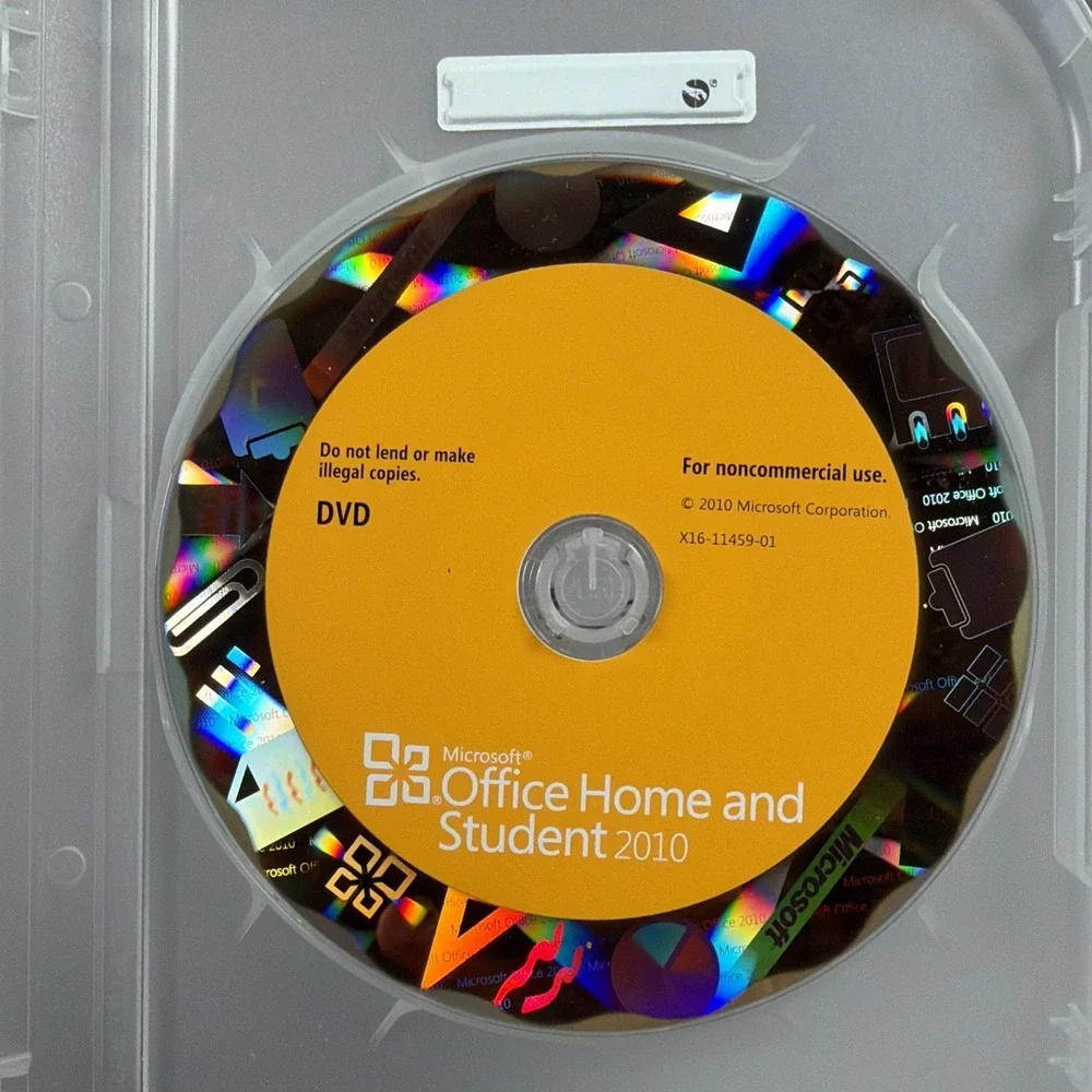 Microsoft Office 2010 Home & Student Family Pack Disc w/ Product Key 3 PCs
